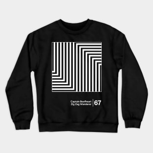 Captain Beefheart / Minimalist Graphic Artwork Design Crewneck Sweatshirt